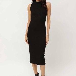 Vestido Preto Sem Manga